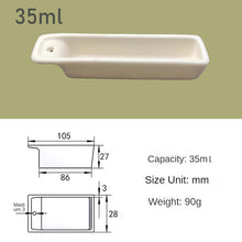 Load image into Gallery viewer, Alumina Boats/Crucibles, Temperature Resistant up to 1750°C, 2ml~150ml Capacity, Research Grade Ceramic Containers,99.9% si2o3