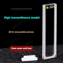 Load image into Gallery viewer, 1mm Path Length Quartz Cuvette - Data-Accurate, High Transmittance, 350μL Capacity, Two-Sided Illumination, UV Transparent