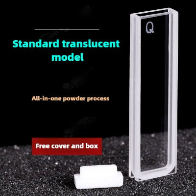 2mm Path Length Quartz Cuvette - High Transmittance, 700μL Capacity, Two-Sided Illumination, UV Transparent