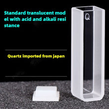 Charger l&#39;image dans la galerie, Quartz Cuvette for Spectrophotometer - 10mm Path Length, 20/30/40/50mm Dimensions, 1cm UV/Visible, Heat-Resistant