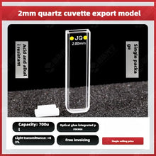 Charger l&#39;image dans la galerie, Short Path Length Quartz Cuvette - 0.2mm to 5mm, Micro Volume Samples, UV Spectrophotometer Compatible