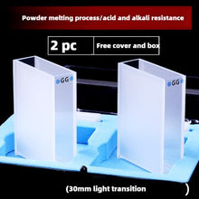 Laden Sie das Bild in den Galerie-Viewer, 10mm Path Length Glass Cuvettes - 20mm, 30mm, 40mm, 50mm Options, High Transmittance, 1cm Light Path, 3.5ml Capacity, Two-Sided Illumination, Suitable for 721/752 Spectrophotometers, Pesticide Residue Detection