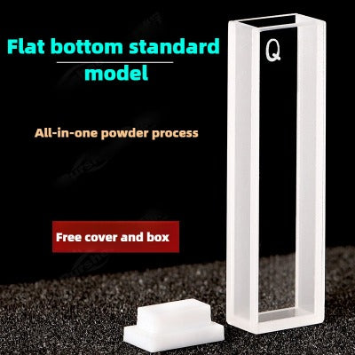 5mm Path Length Quartz Standard Cuvette - Data-Accurate, JGS1 Material, High Transmittance, Two-Sided Illumination, 1.75ml Capacity, UV Transparent