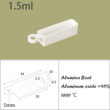 Load image into Gallery viewer, Research-Grade 99% Alumina Mullite Boat, Tube Furnace Refractory Crucible Resistant to 1600°C~1750°C, Ideal Lab Companion