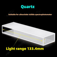 Laden Sie das Bild in den Galerie-Viewer, Lovibond 133.4mm Path Length Quartz Cuvette - UV Transparent, High Transmittance, One-Piece Construction, Acid &amp; Alkali Resistant, Two-Sided Illumination