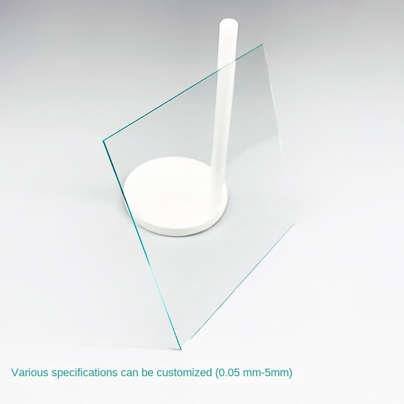 Feuilles de verre flotté/sodocalcique de taille personnalisée de qualité laboratoire | Dimensions sur demande