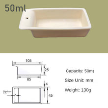 Load image into Gallery viewer, Alumina Boats/Crucibles, Temperature Resistant up to 1750°C, 2ml~150ml Capacity, Research Grade Ceramic Containers,99.9% si2o3