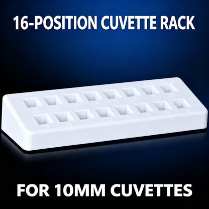 16 slot 10mm quartz cuvette rack holder