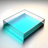 Custom High-Precision Optical Ultra-White Laboratory Glass Slides | Flat & Highly Transparent Round/Square Glass Plates | Precision Machining for Any Size