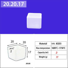 Load image into Gallery viewer, 30*20*17mm 7ml  Square Quartz Melting Cup, Heat Resistant up to 1600°C, for Induction Heating
