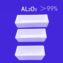 Load image into Gallery viewer, Alumina square crucible 60*30*20mm 23ml   Industrial Grade 99% Alumina Square Quartz Crucible, Premium for Induction Furnace Melting