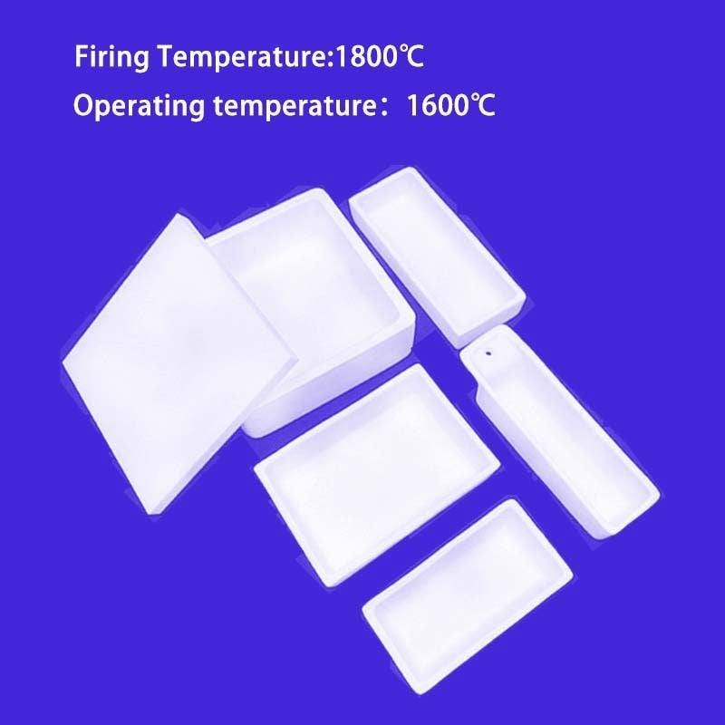 Tasse de fusion de quartz carrée 30*20*17 mm 7 ml, résistante à la chaleur jusqu'à 1600 °C, pour chauffage par induction