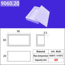 Load image into Gallery viewer, 90*60*20mm 60ml  1600°C Temperature Resistant Square Quartz Melting Utensil, Fits Various Induction Furnaces