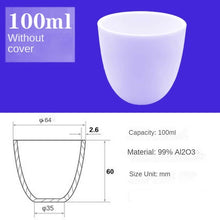 Load image into Gallery viewer, 100ml Alumina Crucibles|High Toughness Series 100ml Brown Fused Alumina Wear-Resistant Crucible