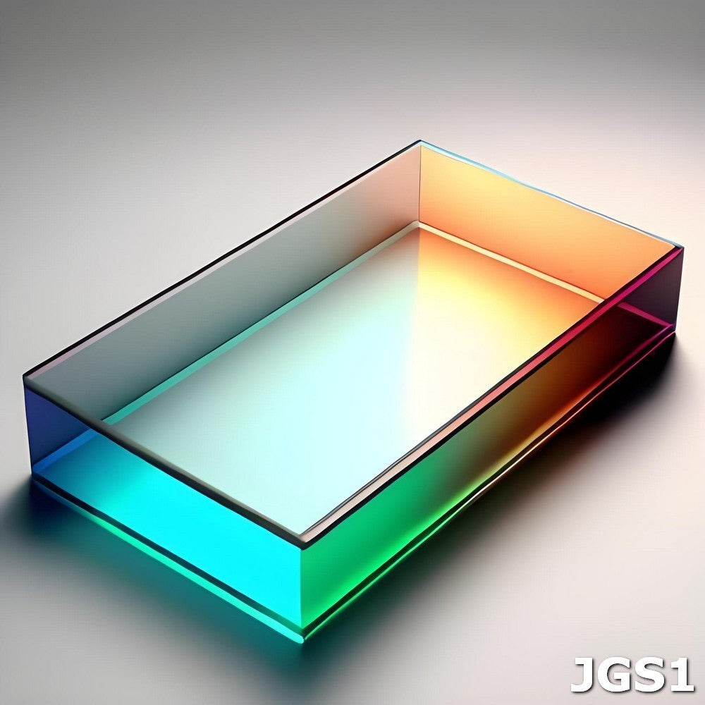 Ultra-Thin High Transmission UV Quartz Glass Plate JGS1 | Heat Resistance up to 1200°C | Transmittance: 185nm-2500nm