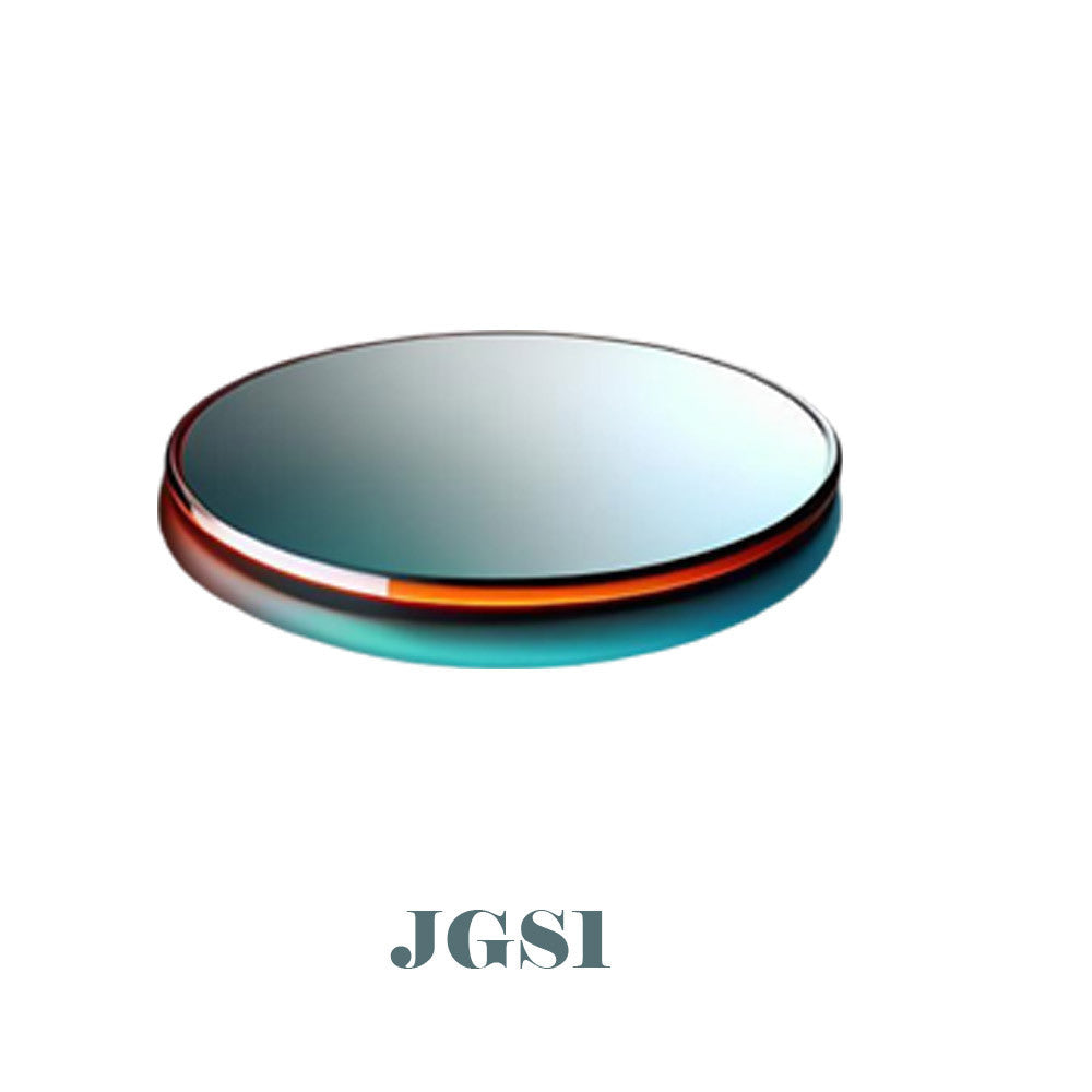 JGS1 Ultra-Thin Round UV-Transparent Quartz Glass Discs, 185-2500nm High Transmission, 1200°C Heat Resistant, 50mm/2inch Diameter, Thickness 0.1-0.5mm, Custom Crafted