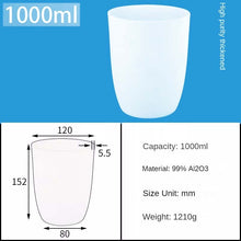 Load image into Gallery viewer, 1000ml Alumina Crucibles| Heavy-Gauge Alumina Crucibles for Continuous Furnace Operation