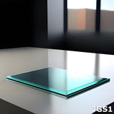 Plaque de verre à quartz UV JGS1 rectangulaire ultra fine | Résistant à la chaleur jusqu'à 1200°C | Transmission : 185 nm-2500 nm | >90 % de transparence