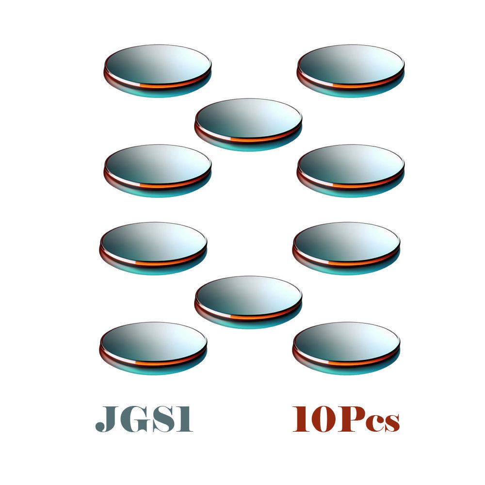 Feuilles de verre de quartz rondes à transmission UV JGS1 de qualité supérieure, transmission de la lumière de 185 à 2 500 nm, résistance à la chaleur de 1 200 °C, MOQ 10 pièces, diamètres personnalisables de 3 à 30 mm, épaisseur de 0,5/1/2 mm
