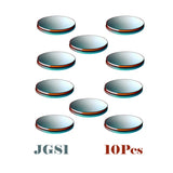 Feuilles de verre de quartz rondes à transmission UV JGS1 de qualité supérieure, transmission de la lumière de 185 à 2 500 nm, résistance à la chaleur de 1 200 °C, MOQ 10 pièces, diamètres personnalisables de 3 à 30 mm, épaisseur de 0,5/1/2 mm