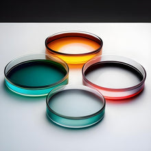 Load image into Gallery viewer, Ultra-Thin JGS1 Round UV-Transparent Quartz Glass Discs, 185-2500nm High Light Transmission, 1200°C Heat Resistance, Diameter 6-42mm, Thickness 0.1-0.5mm, Custom Fabrication Availa