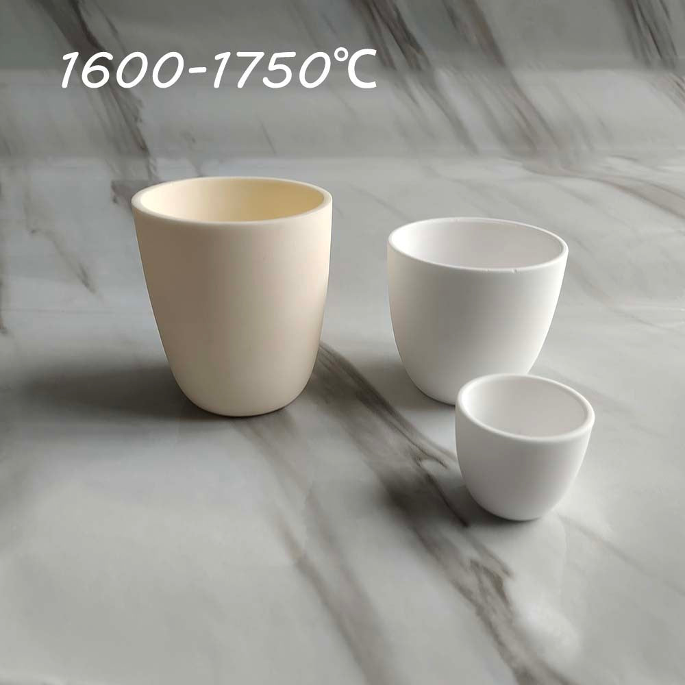 500ml Alumina Crucibles| Heavy-Gauge Alumina Crucibles for Continuous Furnace Operation