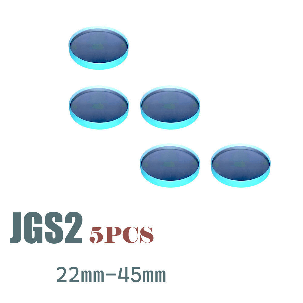 Verre à quartz optique ultra fin JGS2 | &gt;92 % de transmission, résistant à la chaleur jusqu'à 1 600 °C, transparent aux UV | Fenêtres circulaires φ22-45 mm (commande minimum de 5 pièces)
