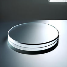 Charger l&#39;image dans la galerie, Cercle de verre de quartz JGS2, diamètre 45-100 mm, transmission lumineuse élevée &gt; 90 %, résistance à la chaleur jusqu&#39;à 1200 °C, transparent UV, MOQ 5 pièces