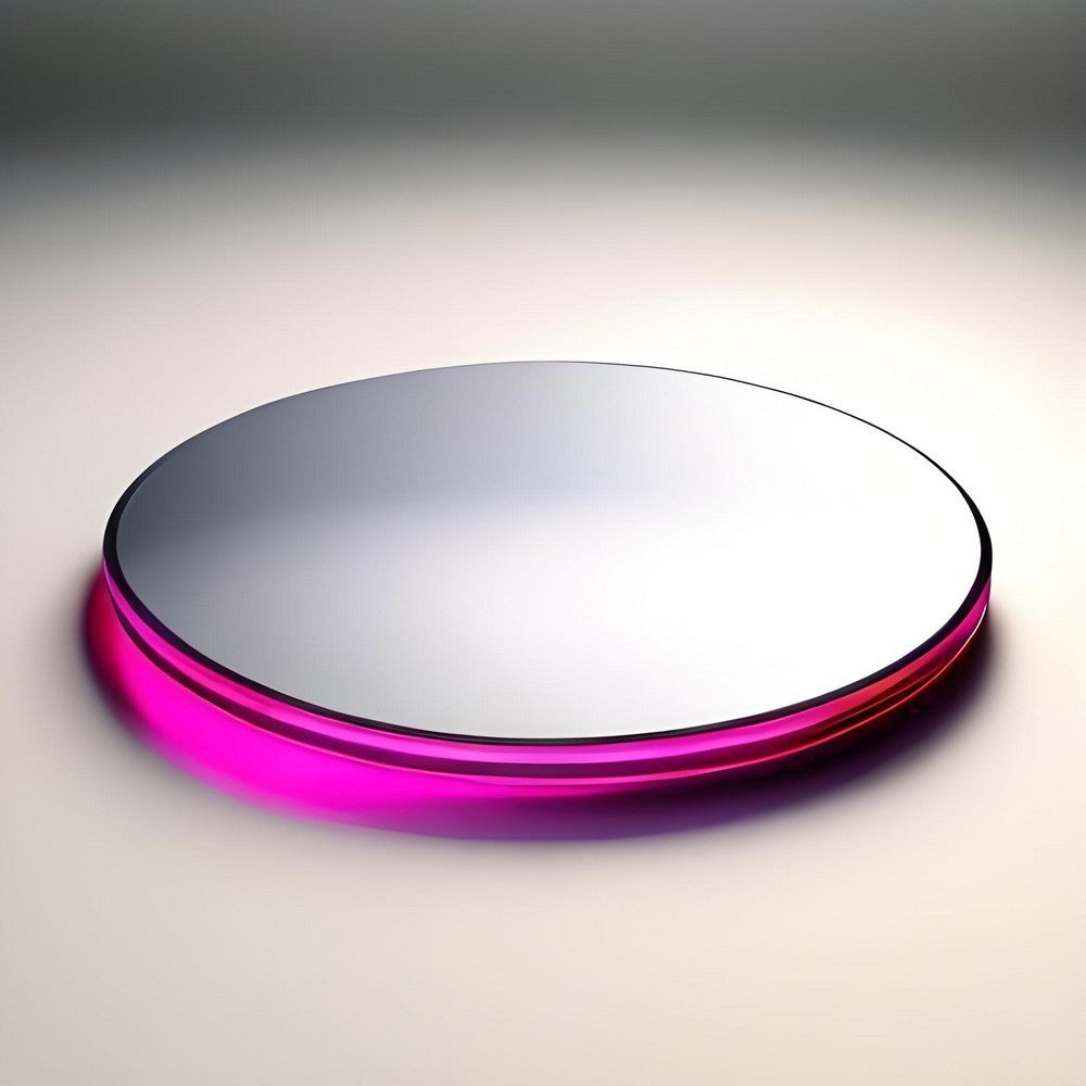 Disque en verre de quartz JGS2 de haute pureté, diamètre de 45 à 100 mm, résistant à la chaleur jusqu'à 1 200 °C, transmission de la lumière &gt; 90 %, lentille optique circulaire à transmission UV