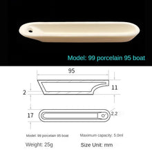 Laden Sie das Bild in den Galerie-Viewer, 99.7% High Purity Alumina Boat Crucible | High Temperature Resistant Alundum Crucible for Lab Use