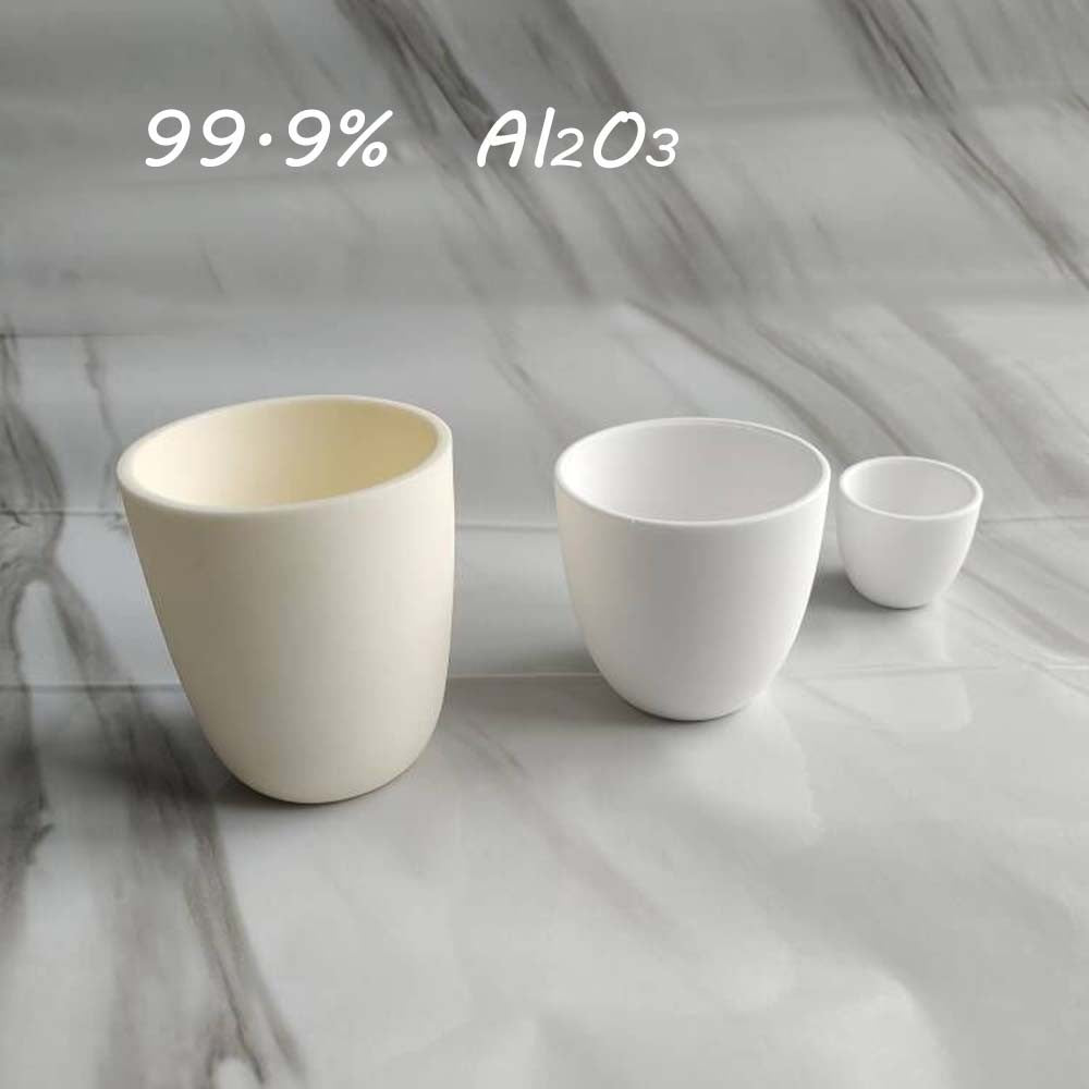 500ml Alumina Crucibles| Heavy-Gauge Alumina Crucibles for Continuous Furnace Operation