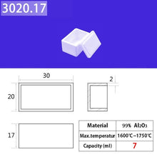 Load image into Gallery viewer, 30*20*17mm 7ml  Square Quartz Melting Cup, Heat Resistant up to 1600°C, for Induction Heating