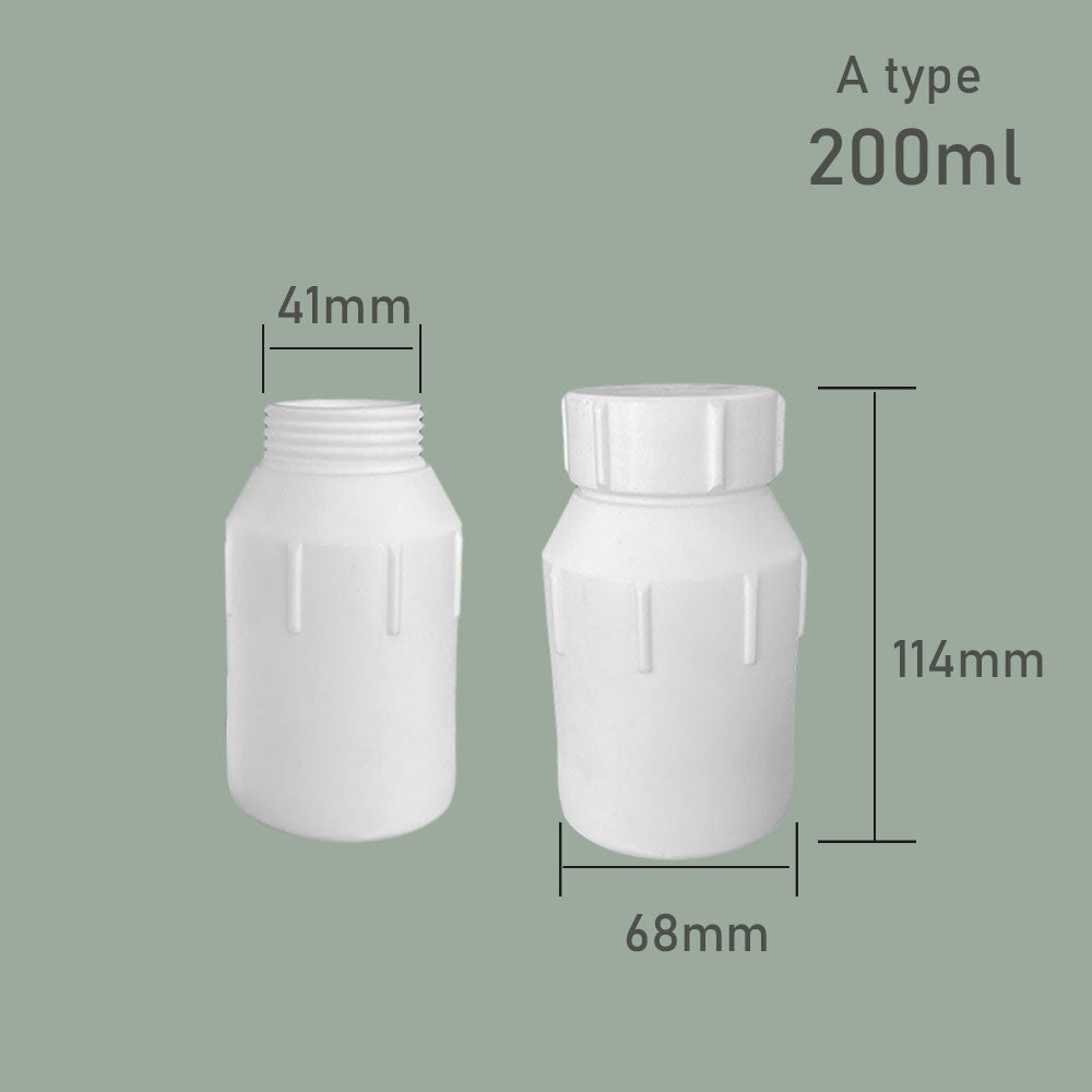 200ml/250ml PTFE (Teflon) Bottle with High/Low Temperature Resistance and Chemical Corrosion Resistance