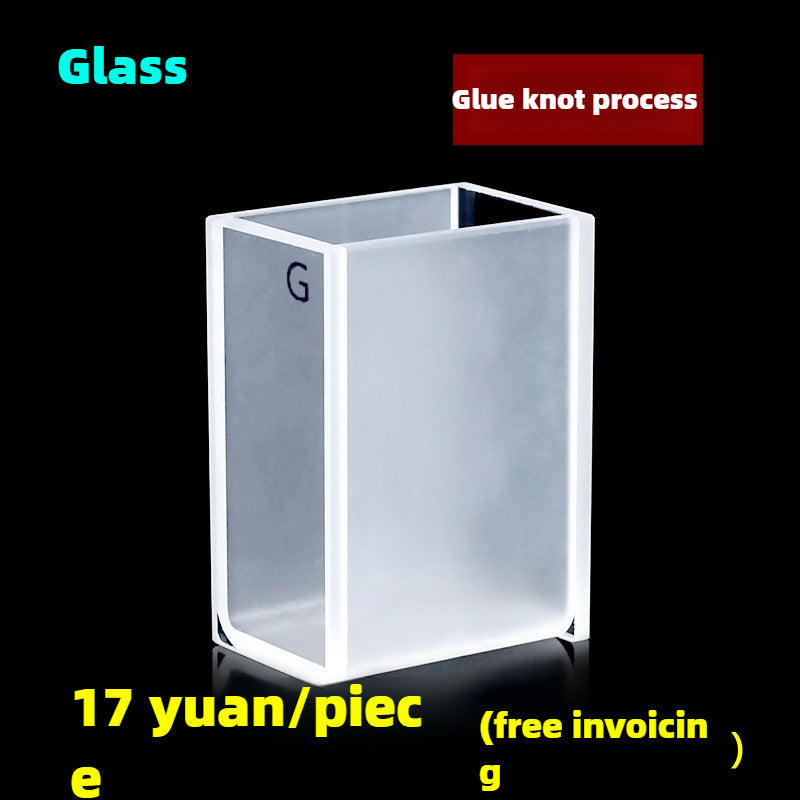 Glass Lovibond Cuvette - 25.4mm Path Length, UV Transparent, Fused Bonding, Two-Sided Illumination