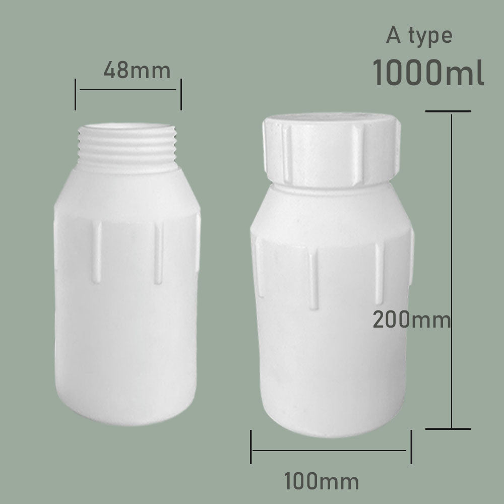 1000ml High-Temperature & Corrosion Resistant PTFE / Teflon Bottle