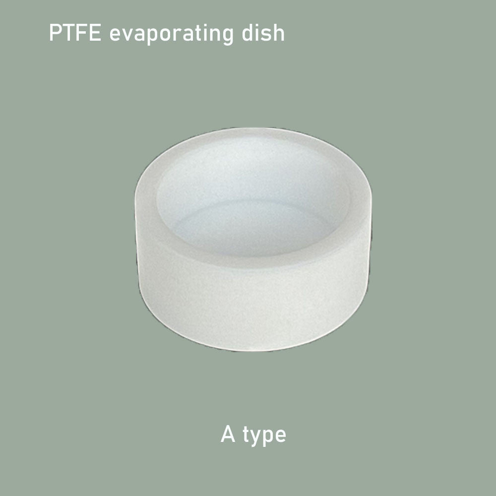 110ml/120ml/150ml PTFE Evaporating Dish - Flat Bottom Round High-Temperature Dish