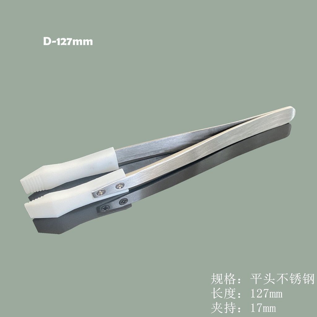 Semiconductor Wafer Handling PTFE Tweezers - High-Temperature Resistant, Teflon Material, Anti-Static