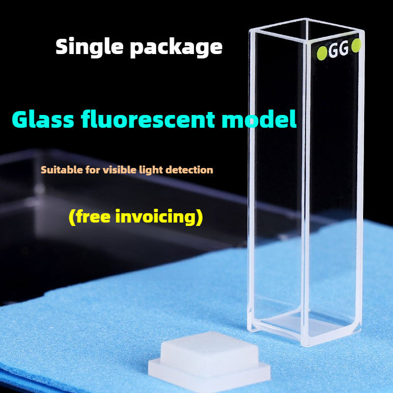 Quartz Fluorescence Cuvette - 4-Channel, 10mm Path Length, UV Transparent Sample Cell for Atomic Fluorescence Spectrophotometer