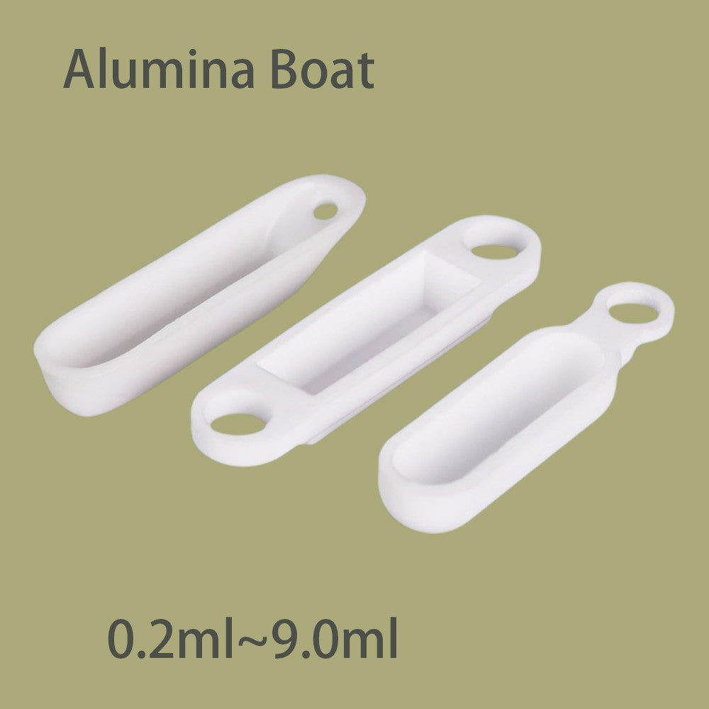 Research-Grade 99% Alumina Mullite Boat, Tube Furnace Refractory Crucible Resistant to 1600°C~1750°C, Ideal Lab Companion