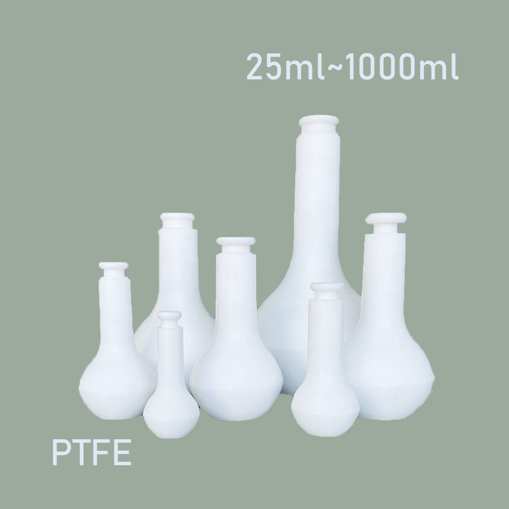 25ml PTFE  Single Neck Flask|Polytetrafluoroethylene (PTFE) Capacity Flask, Shaking Flask with Single PTFE Neck,  PTFE Capacity Flask