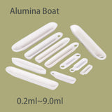 Research-Grade 99% Alumina Mullite Boat, Tube Furnace Refractory Crucible Resistant to 1600°C~1750°C, Ideal Lab Companion