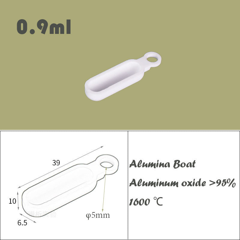 Research-Grade 99% Alumina Mullite Boat, Tube Furnace Refractory Crucible Resistant to 1600°C~1750°C, Ideal Lab Companion