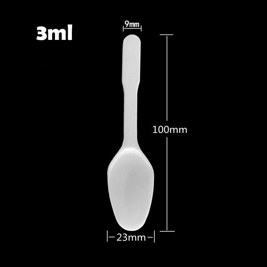 High-Temperature PTFE Spoon, Teflon Sampling Spoon 3/5/10ml