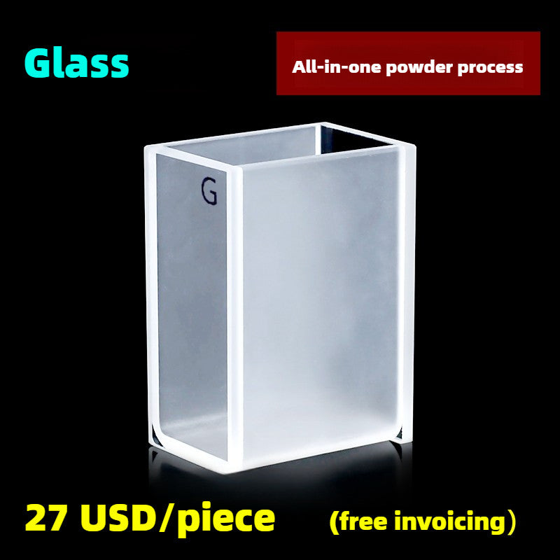 Glass Lovibond Cuvette - 25.4mm Path Length, UV Transparent, Fused Bonding, Two-Sided Illumination