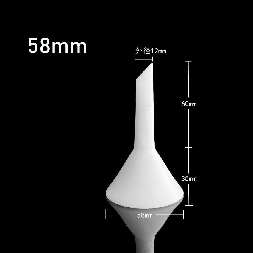 Teflon Cone PTFE Funnel PTFE Liquid Separation Teflon Funnel PTFE Triangular Funnel