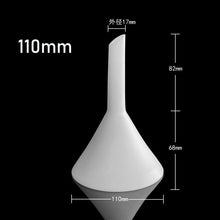 Load image into Gallery viewer, Teflon Cone PTFE Funnel PTFE Liquid Separation Teflon Funnel PTFE Triangular Funnel