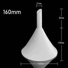 Load image into Gallery viewer, Teflon Cone PTFE Funnel PTFE Liquid Separation Teflon Funnel PTFE Triangular Funnel