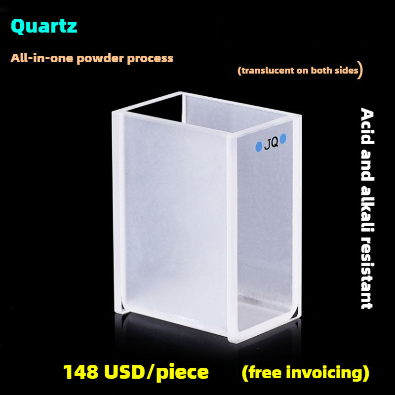 Quartz Lovibond Cuvette - 25.4mm Path Length, UV Transparent, Fused Bonding, Two-Sided Illumination