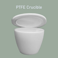 Load image into Gallery viewer, 30ml/50ml/100ml/250ml F4 Teflon PTFE Crucible Polytetrafluoroethylene (PTFE) Crucible High-Temperature Teflon Crucible for Strong Acid and Alkali Experiments