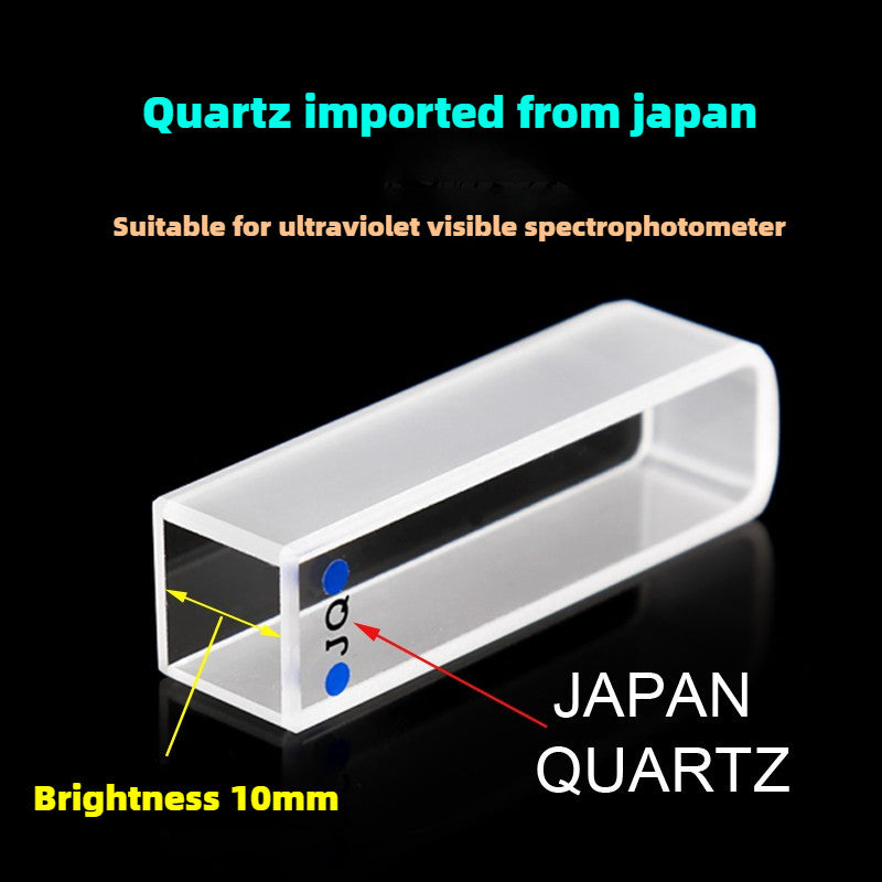 Quartz Cuvette - UV Transparent, Acid and Alkali Resistant, 10/20/30/50mm Path Length, 3.5ml High Transmittance